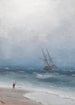 Costa tormentosa - Ivan Konstantinovich Aivazovsky — vista de la obra