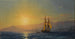 Sunset over the Sea - Ivan Konstantinovich Aivazovsky — artwork view