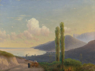 Ivan Konstantinovich Aivazovsky - The Road To Gurzuf Crimea.webp