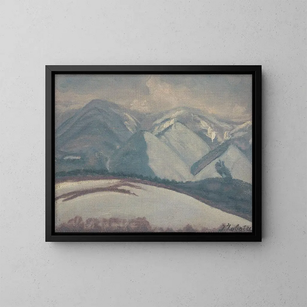 Montañas nevadas - Ivan Rabuzin — cuadro enmarcado en la pared