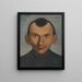 Retrato de Axel Törneman - Ivar Arosenius — cuadro enmarcado en la pared