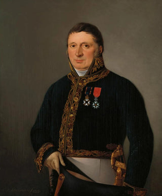 Izaak Schouman - Portrait of InspectorGeneral AF Goudriaan.webp