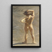 Fausto Estudio de un niño desnudo - JAG Acke — cuadro enmarcado en la pared