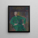 Retrato de Tor Hedberg - J. A. G. Acke — cuadro enmarcado en la pared