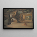 a Room at the Palazzo Borghese - J.Th. Hansen — framed artwork on a wall