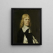 Retrato de un hombre - J. Attama — cuadro enmarcado en la pared