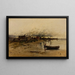 Rivage avec des cottages - J H Anderson — cuadro enmarcado en la pared