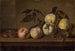 Naturaleza muerta con frutas - J. Morell — vista de la obra