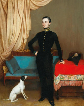 J Sidko - Portrait of a Law Student at the University of St Petersburg with a Dog.webp