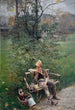 An Apprentice Painter - Jacek Malczewski — artwork view