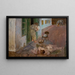 Vajilla en Wielgie - Jacek Malczewski — cuadro enmarcado en la pared