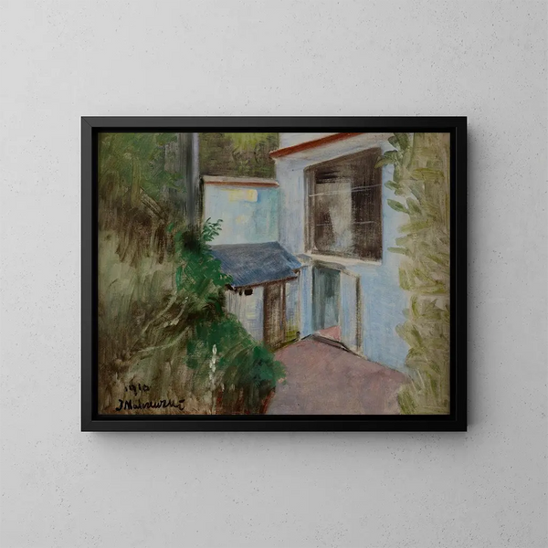 De su propia villa - Jacek Malczewski — cuadro enmarcado en la pared