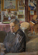 Helena, the artist's sister, indoors - Jacek Malczewski — artwork view