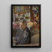 Helena, the artist's sister, indoors - Jacek Malczewski — framed artwork on a wall