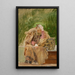 Old man at a well - Jacek Malczewski — framed artwork on a wall