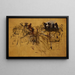 Sketch of plowing - Jacek Malczewski — framed artwork on a wall
