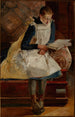 retrato de la hija del artista, Julia - Jacek Malczewski — vista de la obra