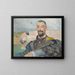 Retrato de Erazm Barcz - Jacek Malczewski — cuadro enmarcado en la pared