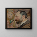 Retrato de Feliks Jasieski - Jacek Malczewski — cuadro enmarcado en la pared