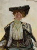 Retrato de la actriz Helena Sulima - Jacek Malczewski — vista de la obra