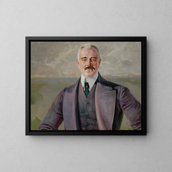 retrato de J. Armowicz - Jacek Malczewski — cuadro enmarcado en la pared