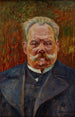 Retrato de Leon Schenrich - Jacek Malczewski — vista de la obra