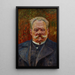 Retrato de Leon Schenrich - Jacek Malczewski — cuadro enmarcado en la pared