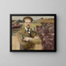 Retrato de Władysław Reymont - Jacek Malczewski — cuadro enmarcado en la pared