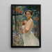 Portrait of a woman in front of a rowan tree grove - Jacek Malczewski — framed artwork on a wall