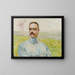 Portrait of Brigadier Józef Piłsudski - Jacek Malczewski — framed artwork on a wall
