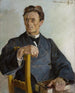 retrato del sacerdote Henryk Radomiski hacia 1870 después de 1925 - Jacek Malczewski — vista de la obra