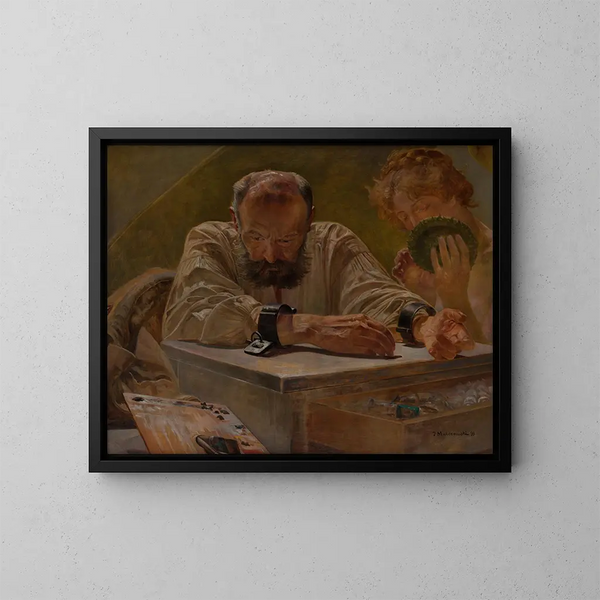 Relaxation - Jacek Malczewski — cuadro enmarcado en la pared