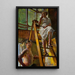 Satyre et un Modèle - Jacek Malczewski — cuadro enmarcado en la pared