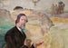 Self-portrait with a Polish Road - Jacek Malczewski — artwork view
