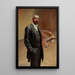 Autorretrato con paleta - Jacek Malczewski — cuadro enmarcado en la pared