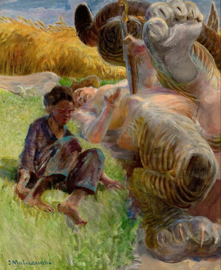 Jacek Malczewski - Shepherd boy and a harpy.webp