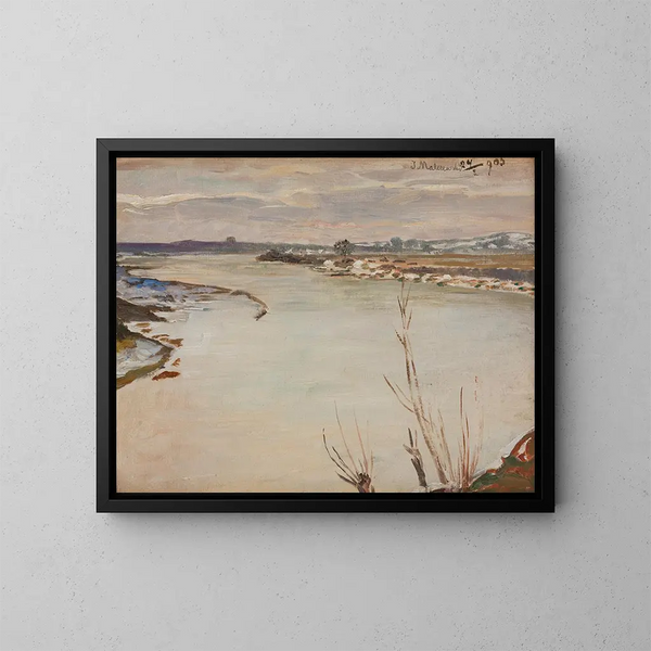 Dégel primaveral - Jacek Malczewski — cuadro enmarcado en la pared