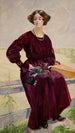 El canto terminado, retrato de Ra Aleksandrowicz - Jacek Malczewski | Reproduction — vista de la obra