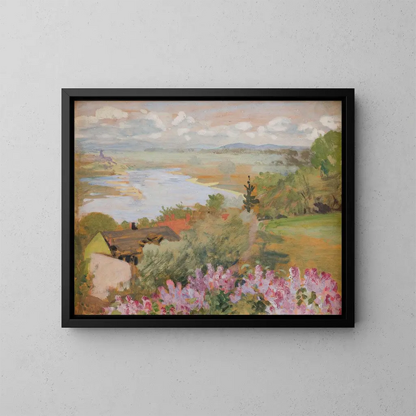 Valle del Vístula desde Zwierzyniec - Jacek Malczewski — cuadro enmarcado en la pared