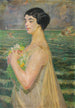 Mujer junto al mar - Jacek Malczewski — vista de la obra