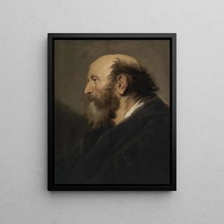 Jacob Adriaensz Backer - Profile Portrait Of A Bearded Man.webp