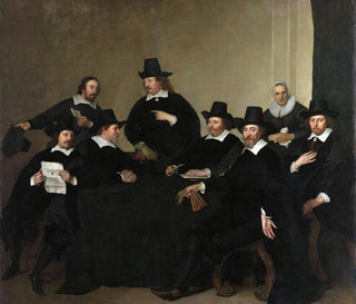 Jacob Adriaensz Backer - Regenten Regents of the Nieuwe Zijds Institute for the Outdoor Relief of the Poor Amsterdam c 1650.webp