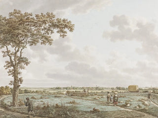 Jacob Cats - De Tafelberg in het landschap gezien vanaf het SintJanskerkhof bij Laren.webp