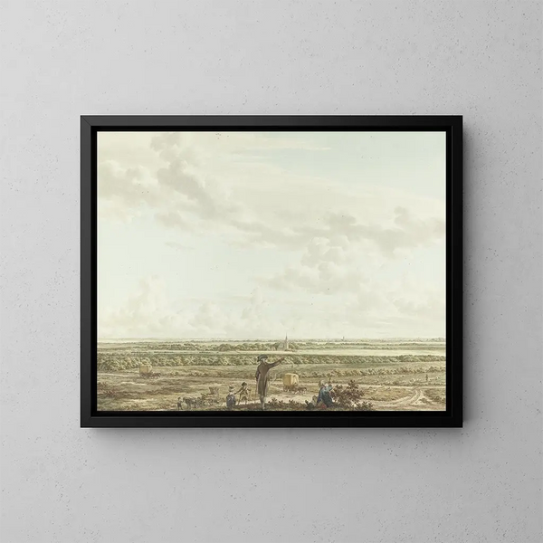 Vue de la Montagne de la Table avec au premier plan Blaricum - Jacob Cats — framed artwork on a wall