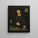 Retrato de un miembro de la familia Alardes - Jacob Claesz. van Utrecht — cuadro enmarcado en la pared