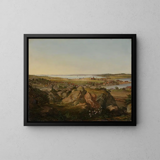 Vista de la espuma - Jacob Coning — cuadro enmarcado en la pared