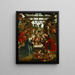 Natividad - Jacob Cornelisz. van Oostsanen — cuadro enmarcado en la pared