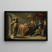 Almsgiving in a Notary's Office - Jacob Duck — framed artwork on a wall