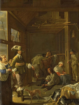 Jacob Duck - Soldiers in a Stable.webp
