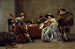 Tres hombres y una mujer en un interior - Jacob Duck — vista de la obra